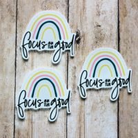 Focus On The Good Planar Resins Flatback ( 3 pcs ) planars hairbow hair bow supplies focal craft supply jewelry bows magnets clips flatbacks