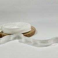 5 yards  5/8 “ solid White FOE Fold Over Elastic sewing bow making headband blanks craft supplies DIY bows headbands hair ties sew notions