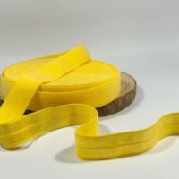 5 yards  5/8 “ solid Yellow FOE Fold Over Elastic sewing bow making headband blanks craft supplies DIY bows headbands hair ties sew notions