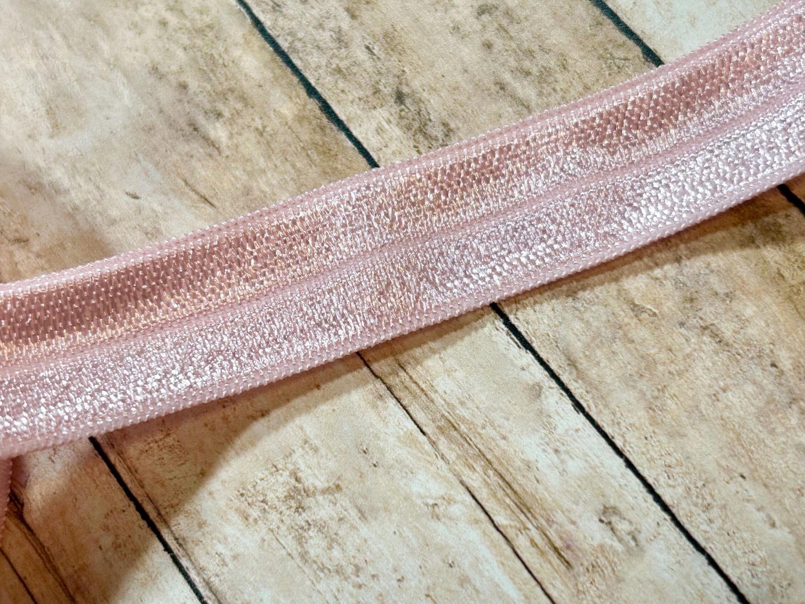 5 yards 5/8 “ baby Pink FOE Fold Over Elastic sewing bow making headband blanks craft supplies DIY bows headbands hair ties F.O.E. Solid - Image 4