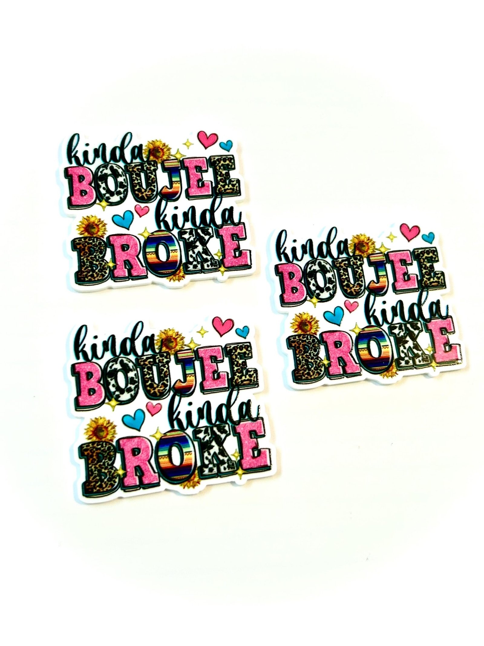 3 kinda boujee planar resins, quote flatbacks - Image 2