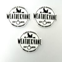 3 Weathervane Cafe Planar Resins Flatback planars hairbow hair bow supplies focal craft supply jewelry bows clips flatbacks Adams Family