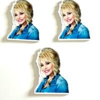 3 Dolly Planar Resins Flatback planars hairbow hair bow supplies focal craft supply jewelry bows magnet flatbacks country music earrings