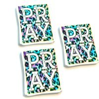 3 pray  Planar resins | craft supplies | soap making | bow making | bow centers | focal | charms | flatbacks | inspirational quote | DIY