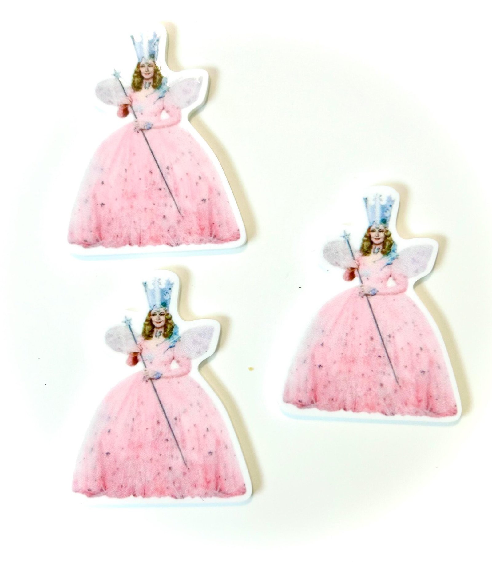 3 Oz Good Witch planar Resins Flatback planars hairbow hair bow supplies focal craft supplies bows Flatbacks Bows party fake baking Glinda - Image 5