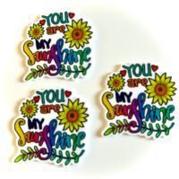 3 Sunshine planar resins | craft supplies | soap making | bow making | bow centers | focal | song lyrics | flatbacks | flatbacks | charms