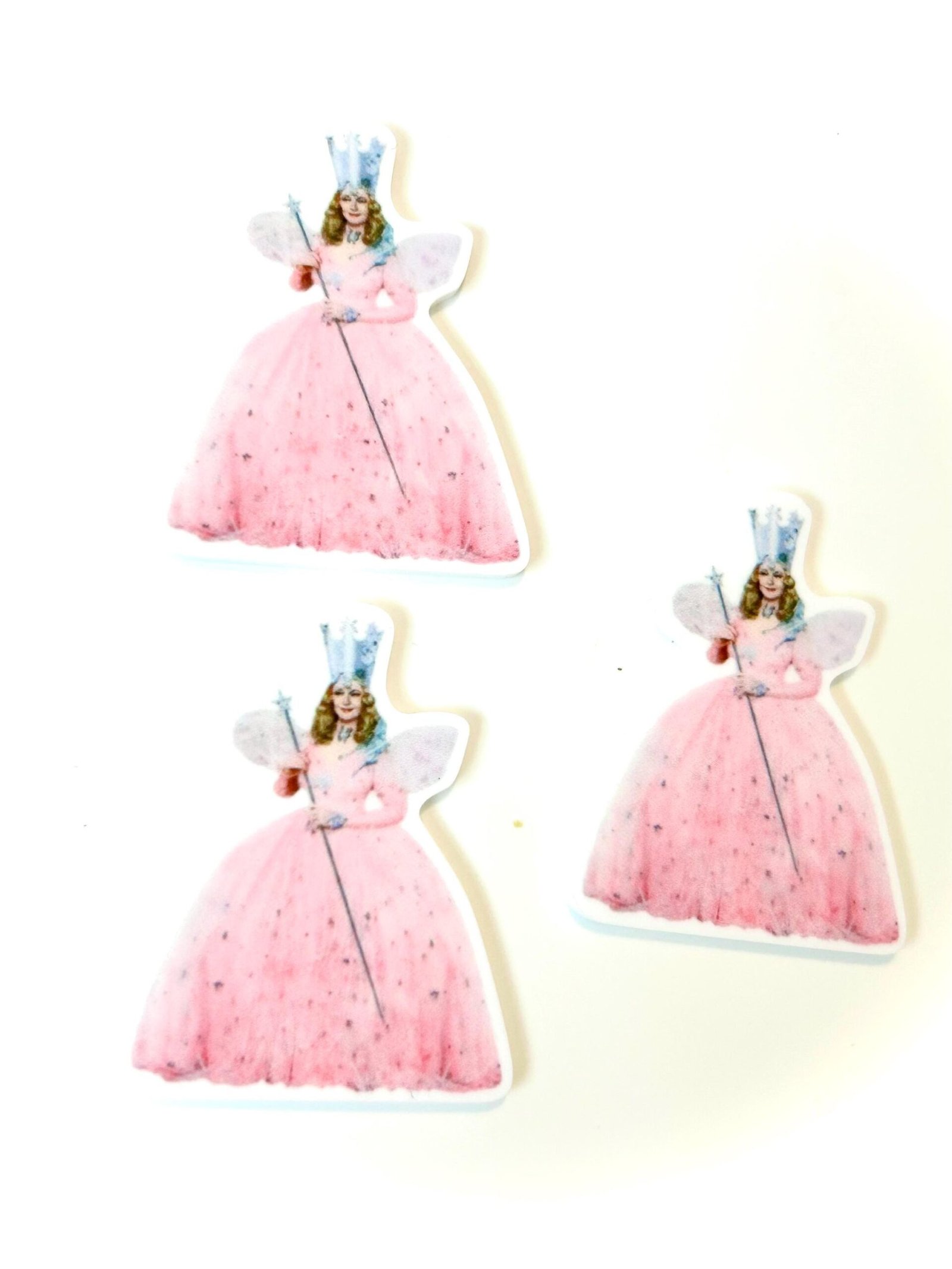 3 Oz Good Witch planar Resins Flatback planars hairbow hair bow supplies focal craft supplies bows Flatbacks Bows party fake baking Glinda - Image 2