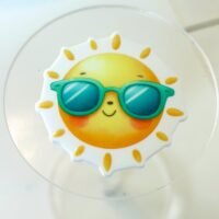 3 Summer Sun Fruit Planar Resin Flatback keychain hairbow hair bows supplies craft supply focal handmade crafts bow flatback Sunshine beach