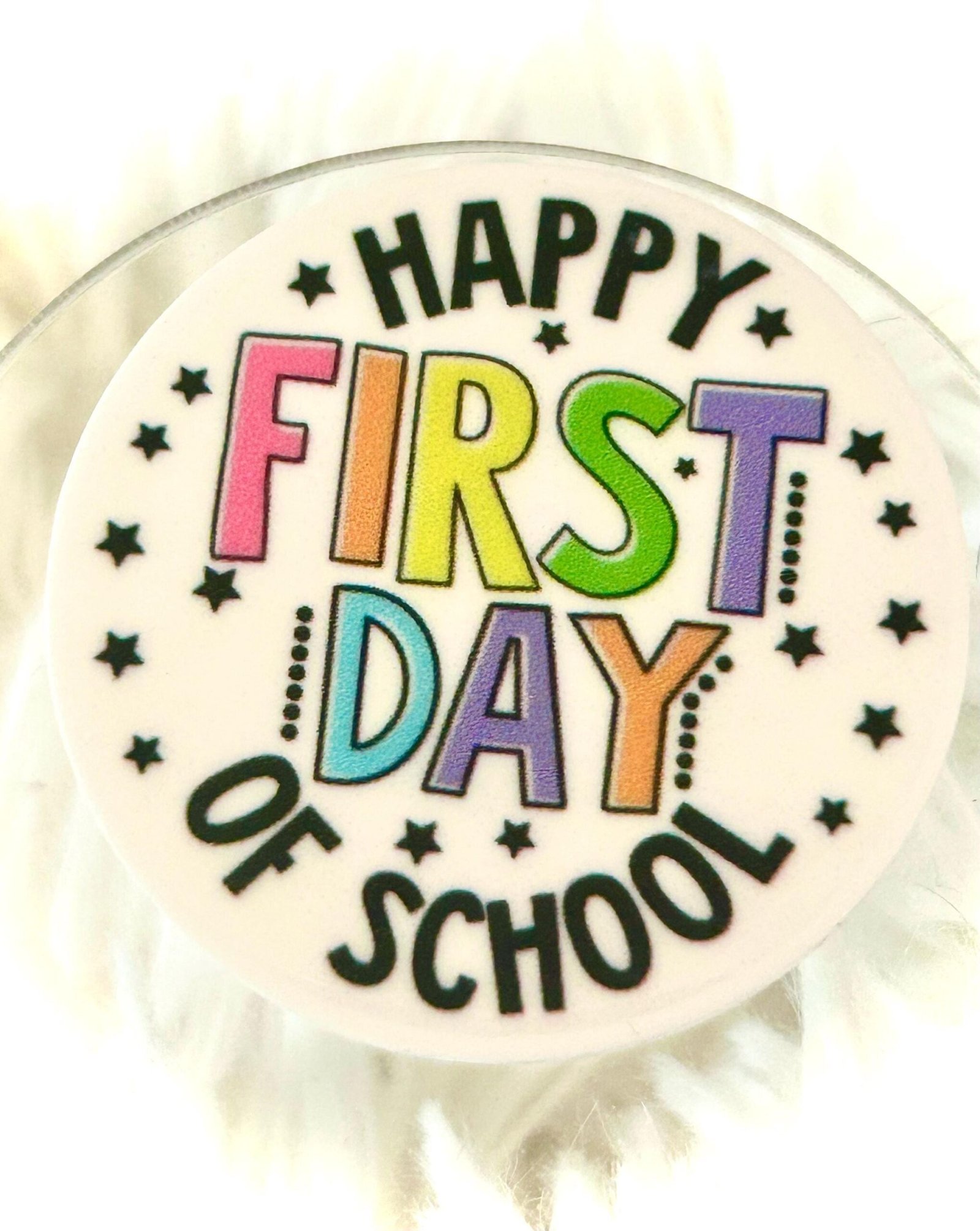 3 1st Day of school Planar Resin Flatbacks, focal, hair bow centers, craft supplies, soap, badge reel, Back to School, charms, focal, teach - Image 3