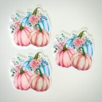 3 Pastel Pumpkins Planar resins | craft supplies | soap making | bow making | bow centers | focal | flatbacks | Halloween | Fall| fake bake