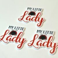 3 ladybug Planar Resins Flatback planars hairbow hair bow supplies focal craft supply jewelry bows clips flatbacks DIY love bug valentine