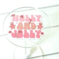 3 pink gingerbread Resin Flatback keychain hairbow hair bows craft supplies focal  magnet soap  earrings badge reel Christmas fake bake DIY