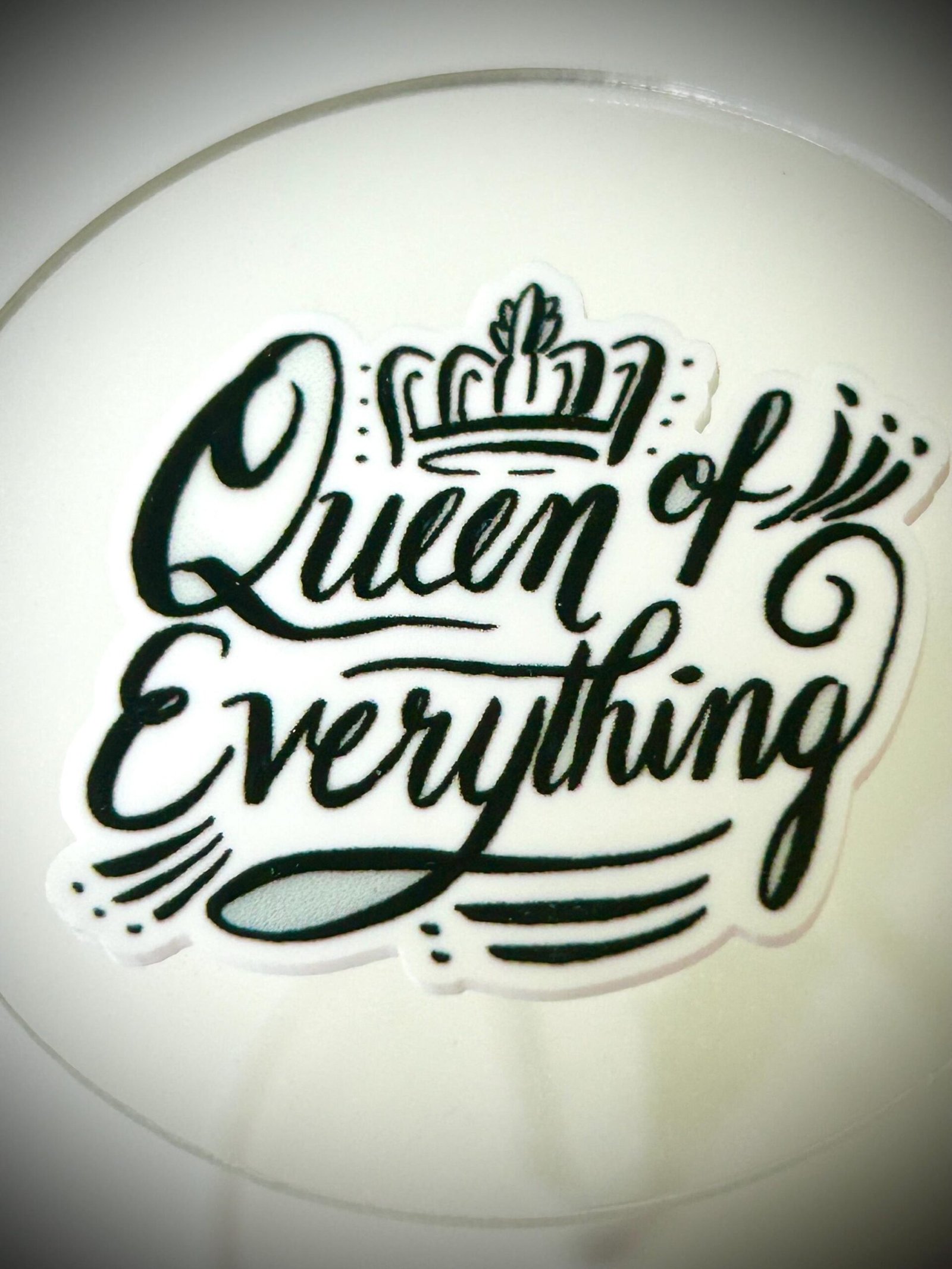 3 Queen of Everything Planar Resins, Flatbacks, planars, hairbow, hair bow centers, focal, jewelry, bows, fake bake, craft supplies, bows, - Image 2