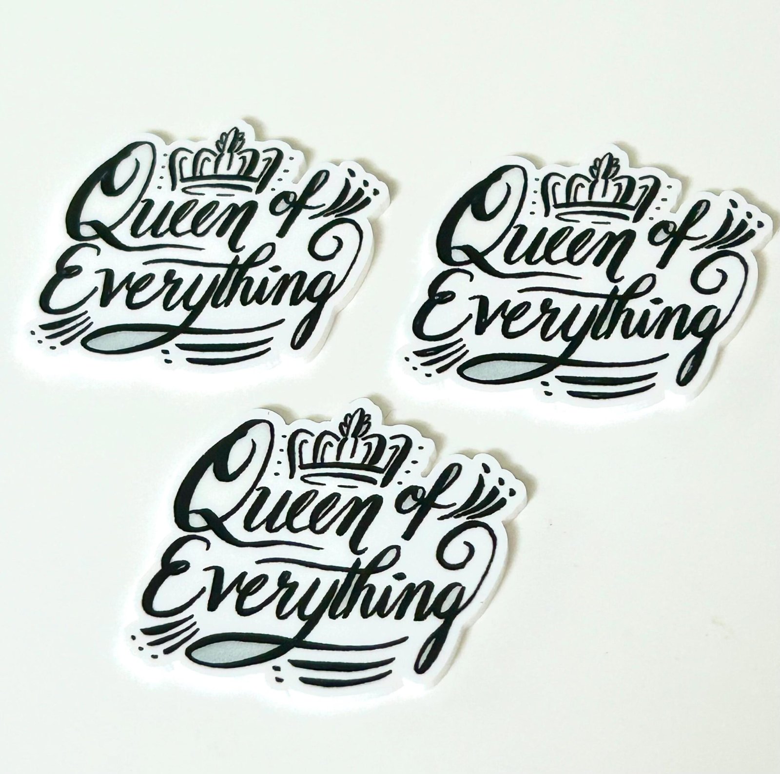 3 Queen of Everything Planar Resins, Flatbacks, planars, hairbow, hair bow centers, focal, jewelry, bows, fake bake, craft supplies, bows, - Image 4