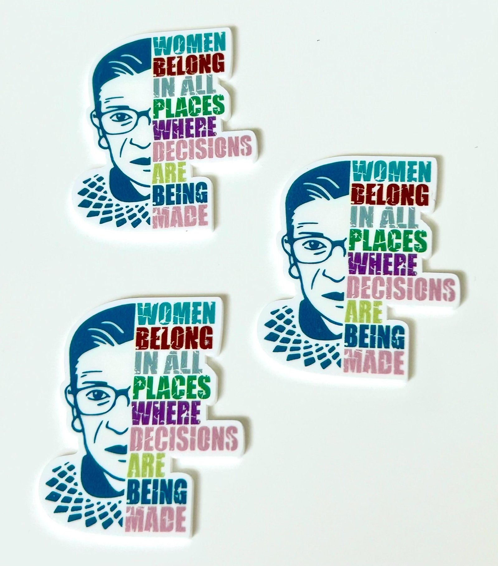 3 inspirational quotes Planar Resins Flatback planars hairbow hair bow supplies focal craft supplies jewelry bows clips flatbacks RBG women