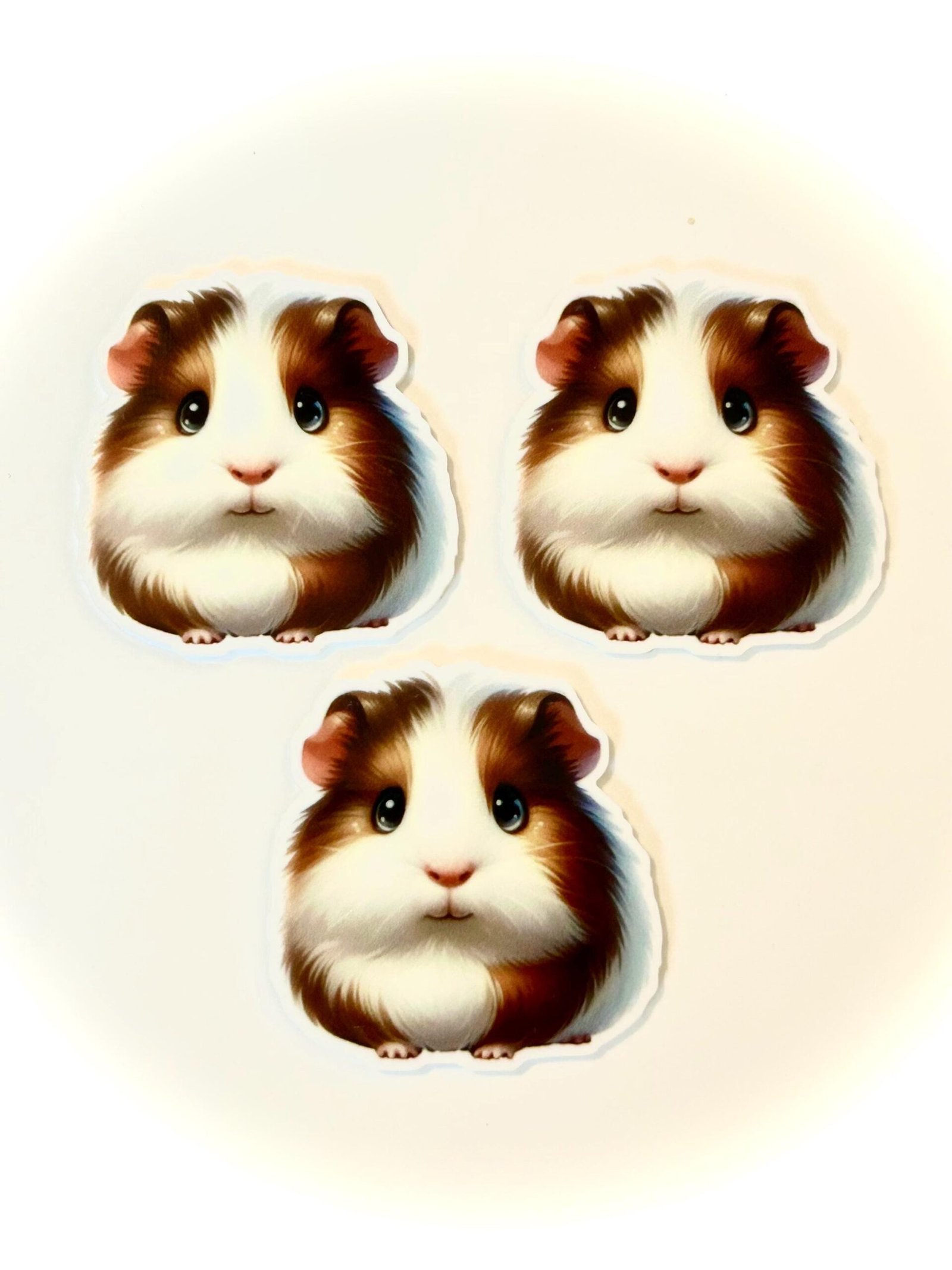 3 Guinea Pig Planar Resin Flatbacks, focal, hair bow supplies, craft supplies, supplies for making bows, soap, badge reel supplies, pets DIY