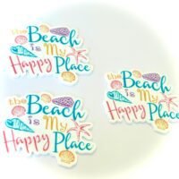 3 Summer Beach Planar Resin Flatback keychain hairbow hair bows craft supplies,  focal, bow earrings keychain fake bake, embellishments, DIY