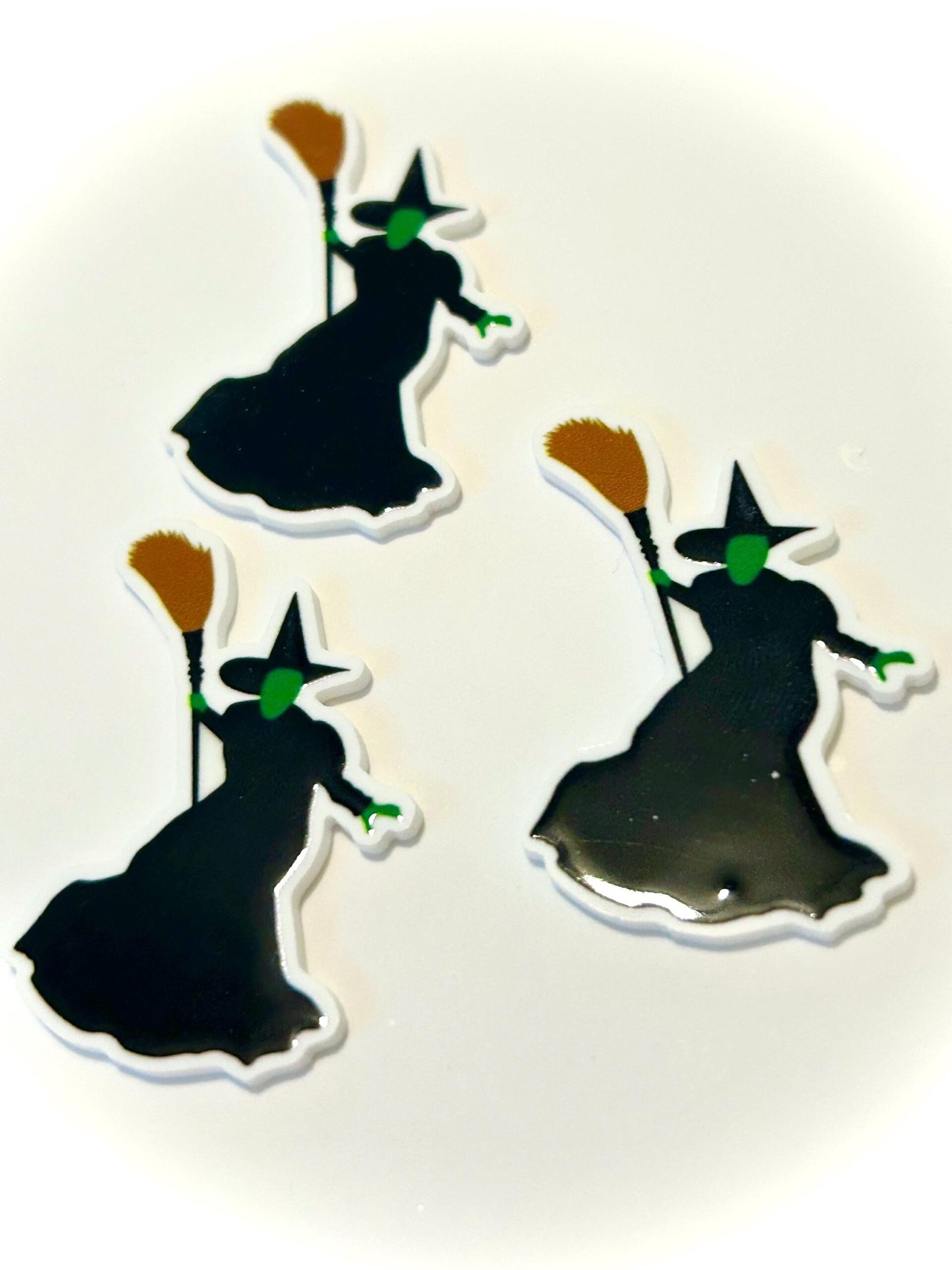 3 Oz Wicked Witch planar Resins Flatback planars hairbow hair bow supplies focal craft supplies bows Flatbacks Bows party fake bake, crocs - Image 2