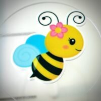 3 Bumble Bee Planar Resin Flatback keychain hairbow hair bows supplies craft supply spring focal handmade crafts bow bugs bee bees insects