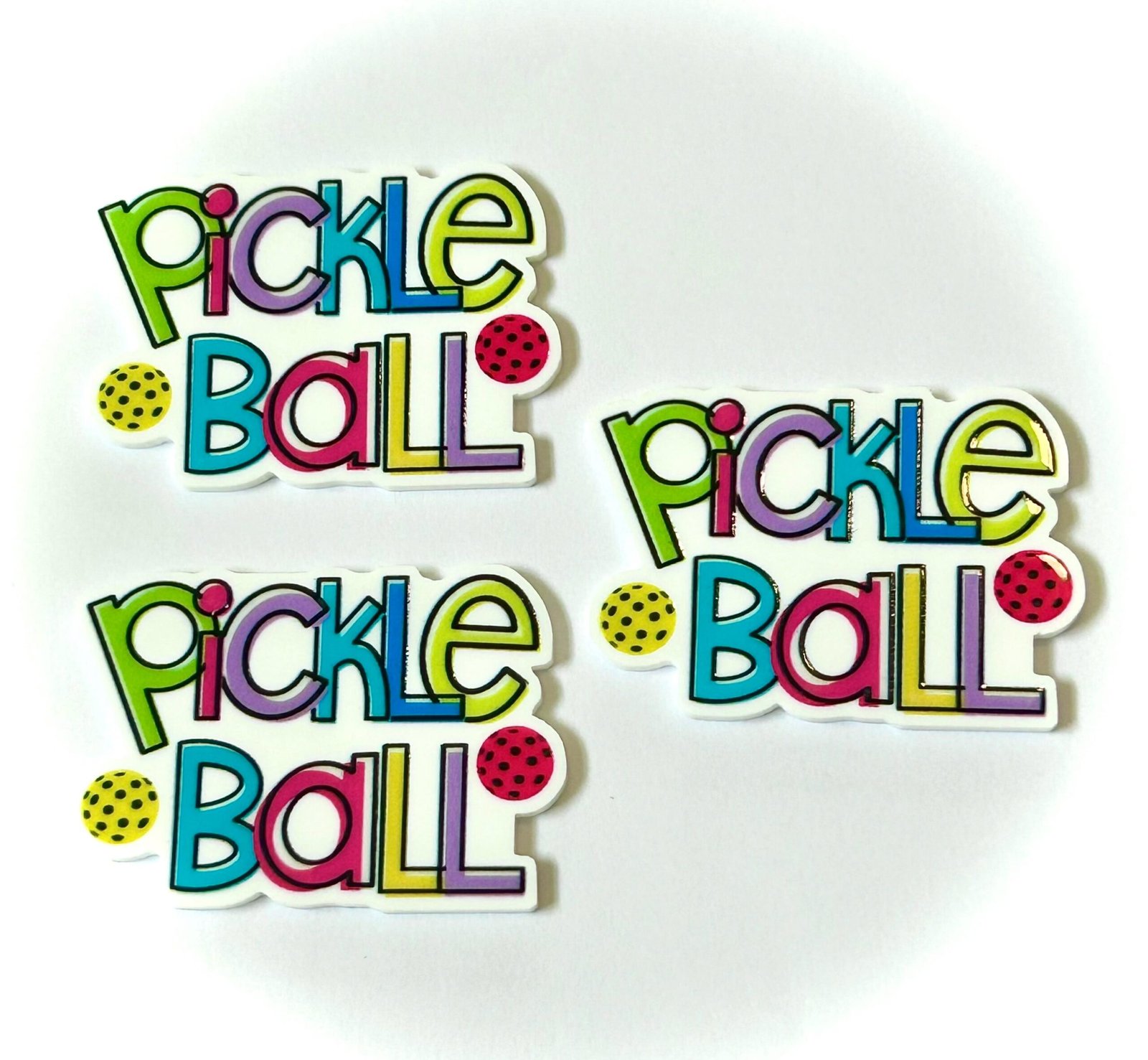 3 pickle ball planar resins, sports planars - Image 4