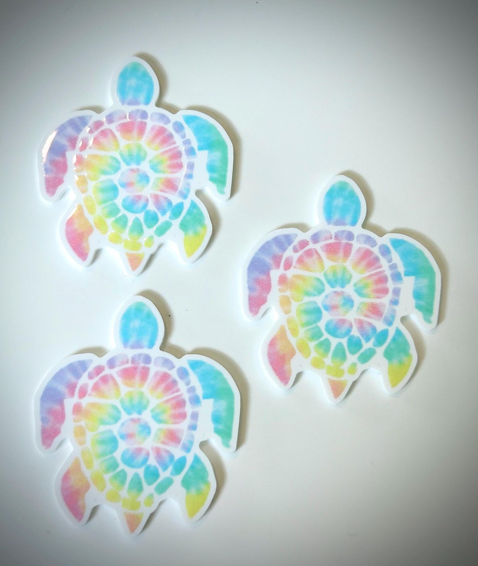 3 sea turtle planar resins | craft supplies | soap making | bow making | bow centers | focal | sea life charms| craft supplies | watercolor