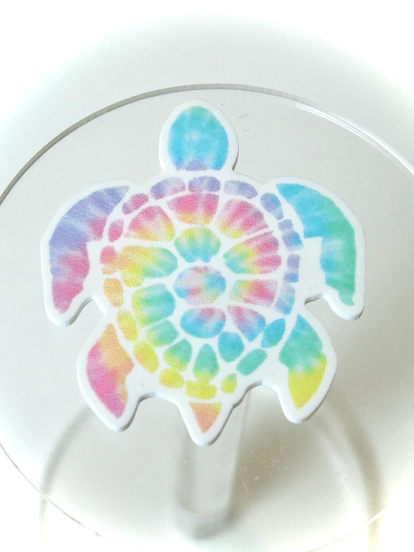 3 sea turtle planar resins | craft supplies | soap making | bow making | bow centers | focal | sea life charms| craft supplies | watercolor - Image 2