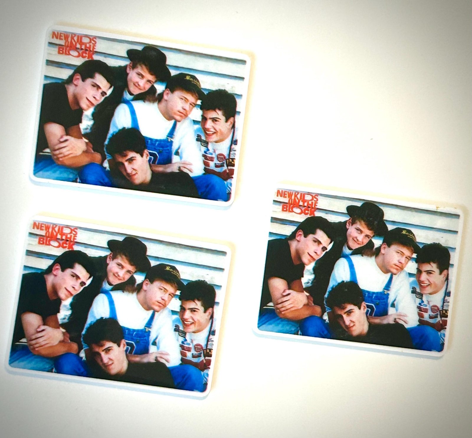 3 90’s Boy Band Planar Resins Flatback planars hairbow hair bow supplies focal craft supply jewelry bows magnets flatbacks DIY music - Image 2