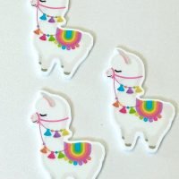 3 llama Alpaca Planar Resins Flatback planars hairbow hair bow centers focal jewelry bows fake bake craft supplies bows, phone socket, charm