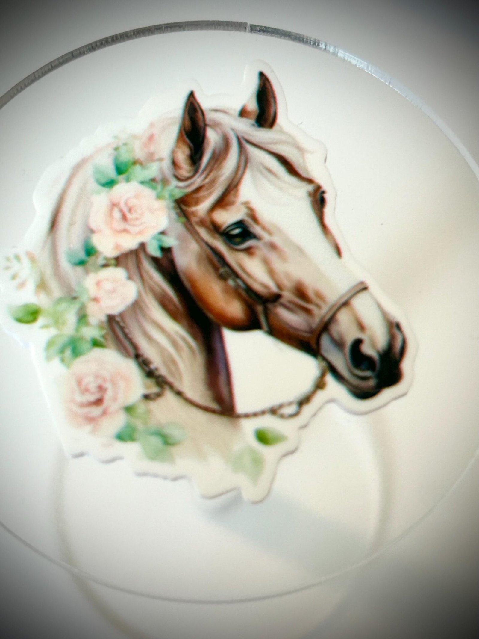 3 horse planar Resins, Flatback planars hairbow hair bow supplies focal craft supplies jewelry bows magnet flatbacks, farm, pony, horses - Image 2