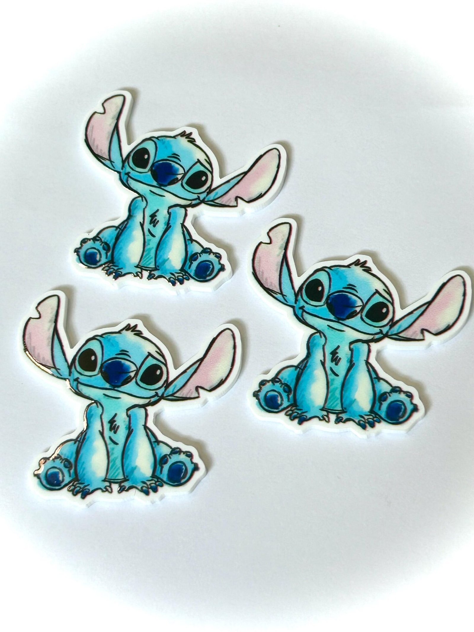 3 blue watercolor Alien planar resins | craft supplies | parks | soap | bow making | bow centers | focal | magical vacation | fake bake - Image 4