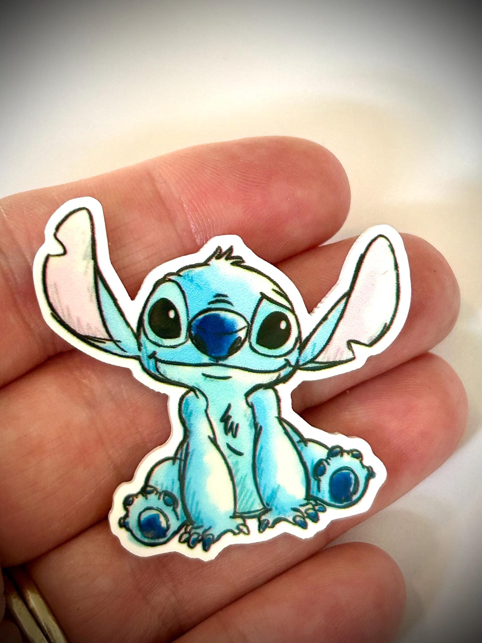 3 blue watercolor Alien planar resins | craft supplies | parks | soap | bow making | bow centers | focal | magical vacation | fake bake - Image 2