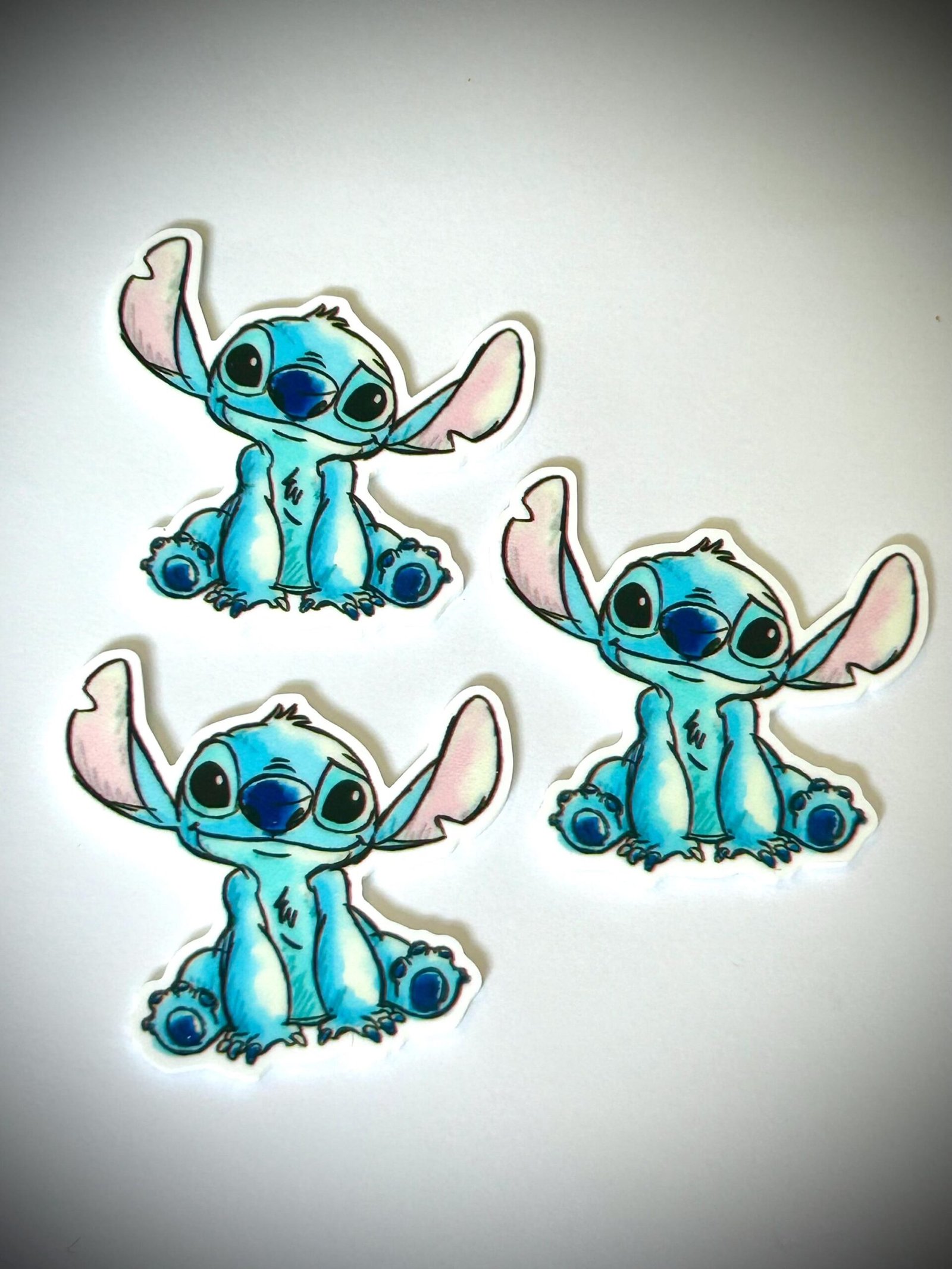 3 blue watercolor Alien planar resins | craft supplies | parks | soap | bow making | bow centers | focal | magical vacation | fake bake