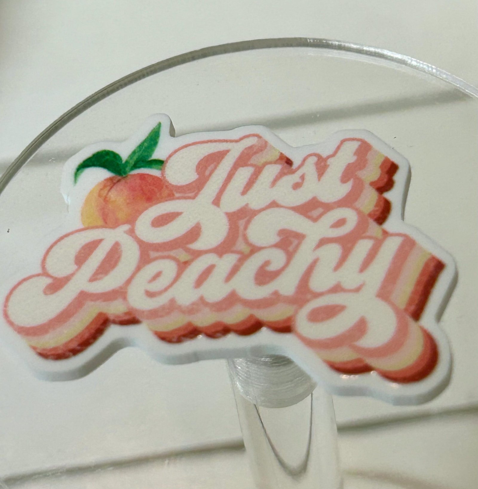 3 Peachy planar resins, peach, fruit flatbacks - Image 4