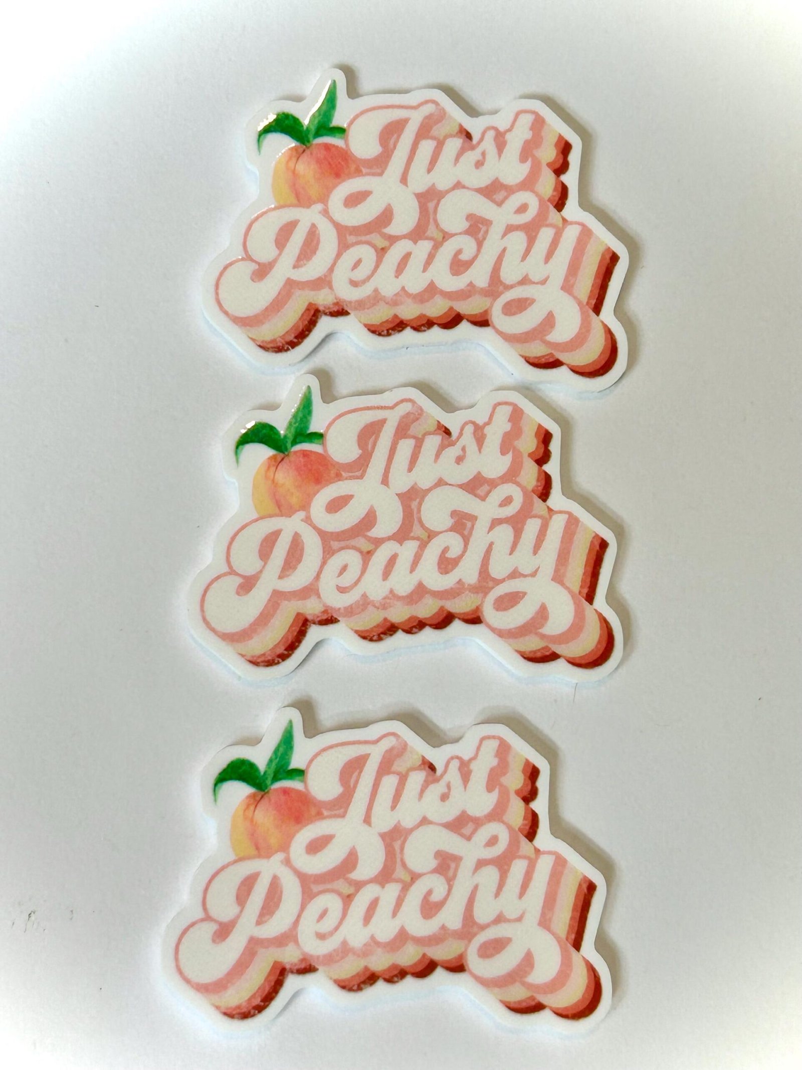 3 Peachy planar resins, peach, fruit flatbacks - Image 6