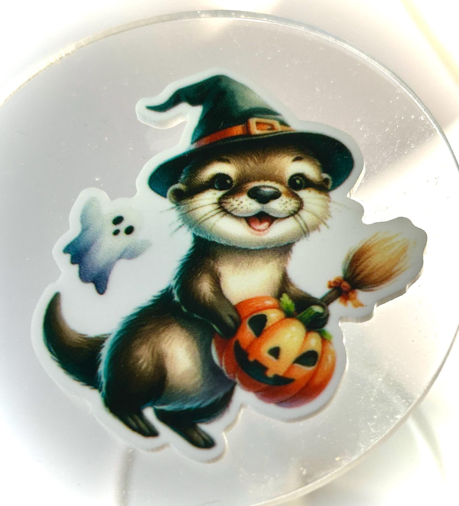 3 Halloween witch Otter planar resins | craft supplies | Flatbacks | bow making | hair bow centers| DIY| Resin| badge reels, phone grips