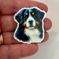 3 Bernese Mountain Dog planar Resins, Flatbacks, Hairbows,hair bow centers, craft supplies, acrylics, resins, charms, DIY, keychains, dogs
