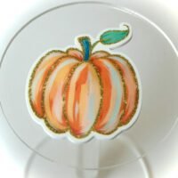 3 gold peach pumpkin planar Resins, Flatbacks, Hairbows,hair bow centers, craft supplies, jewelry, bows, Halloween, keychains, fall, autumn