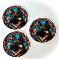 3 German Shepherd Dog planar Resins, Flatbacks, Hairbows,hair bow centers, craft supplies, acrylics, resins, charms, k9, DIY, keychains, pet