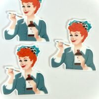 3 Lucy Vegameatavitamin planar Resins, Flatbacks, Hairbows,hair bow centers, craft supplies, acrylics, charms, DIY, earrings, keychain