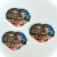 3 ET 80s movies planar Resins, Flatbacks, Hairbows,hair bow centers, craft supplies, acrylics, charms, DIY, earrings, keychains, badge reels