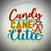 3 candy cane cutie planar Resins, Flatbacks, Hairbows,hair bow centers, craft supplies, jewelry, earrings badge reels, DIY, bows for girls